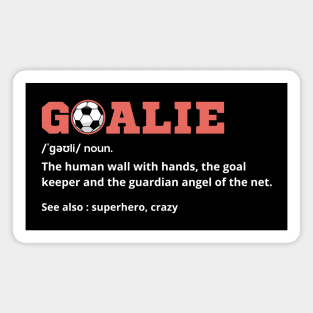 Soccer Goalie Definition Magnet